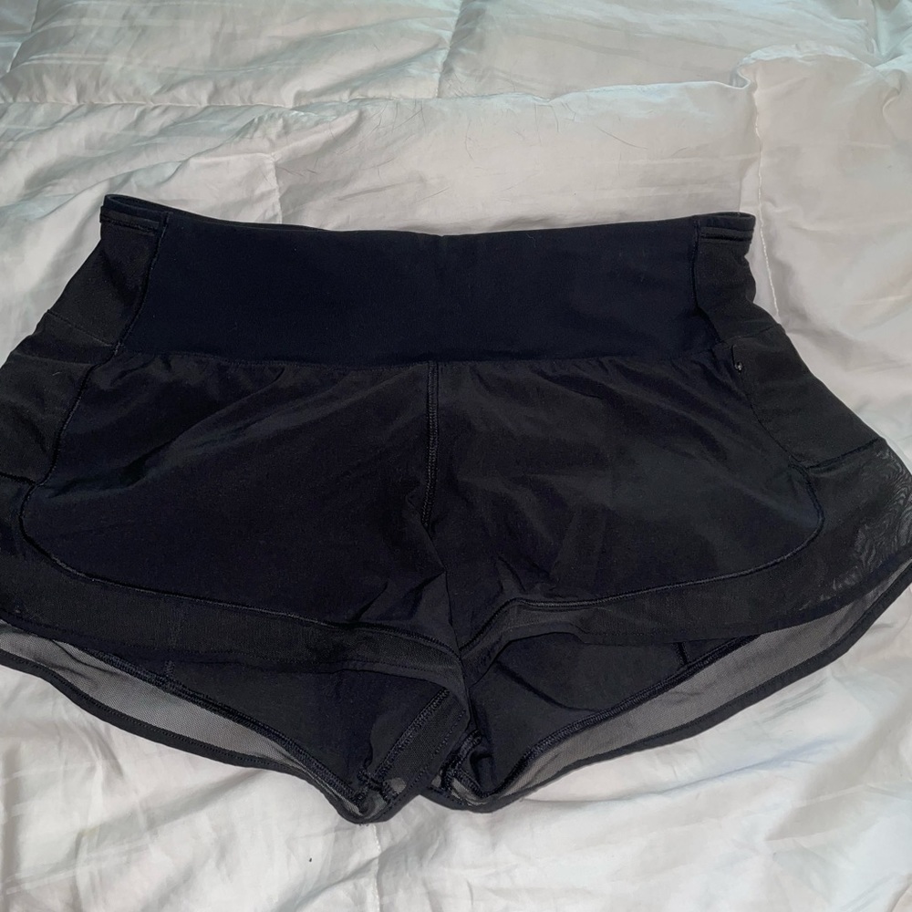 Black lululemon shorts size 8!